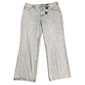 NovaMen Dean Straight Light Blue Wash Jeans ‎ Size 40 X 30 NWT